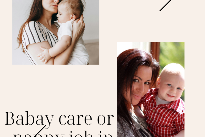 Babay care or nanny job in usa 2026